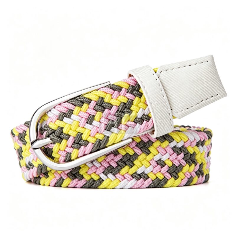 Woven for Jeans Leather Designer With Buckle Belt