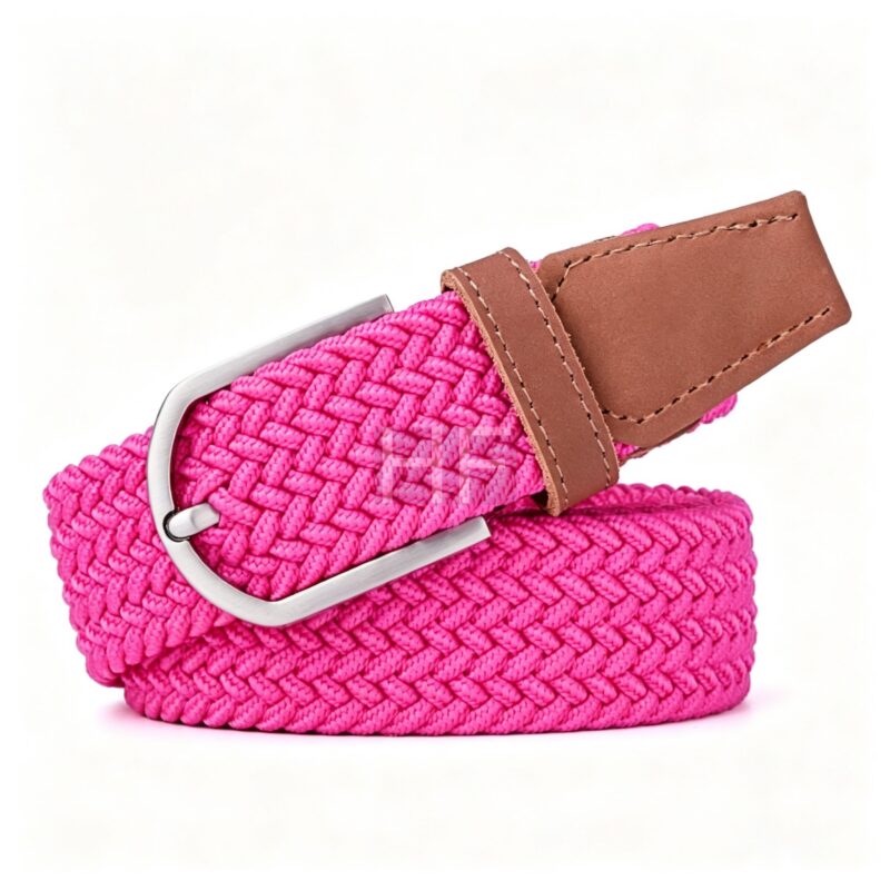Girls Boys Fashion Elastic Woven Waist Belt
