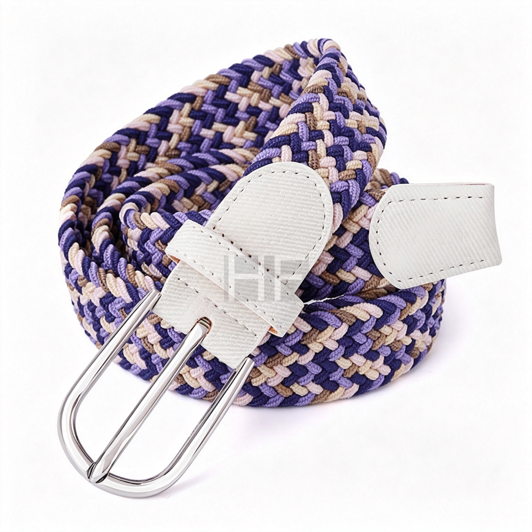 Minimalist Braided Elastic Waist Belt Lightweight Stretch Weaving Belt Unisex