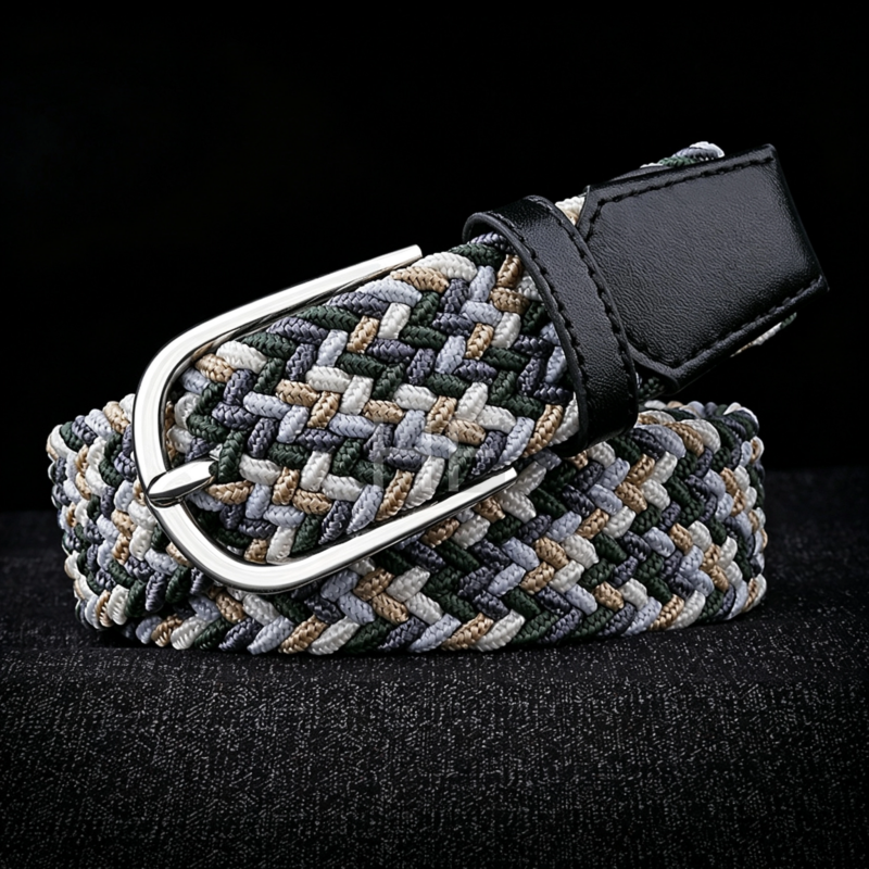Woven for Jeans Leather Designer With Buckle Belt