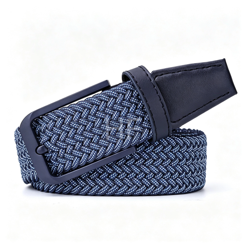 Adjustable Stretch Webbing Belt Rugged Elastic Braided Waistband Outdoor Travel Essential