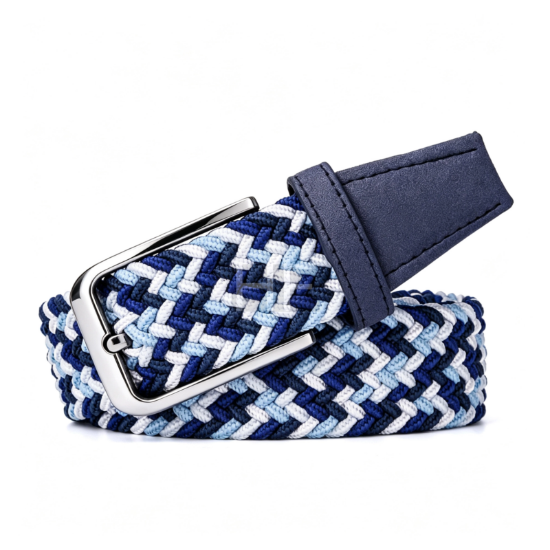 Anti Break Stretch Braided Elastic Belt Sturdy Woven Waist Belt Fashion Replacement Belt For Pants