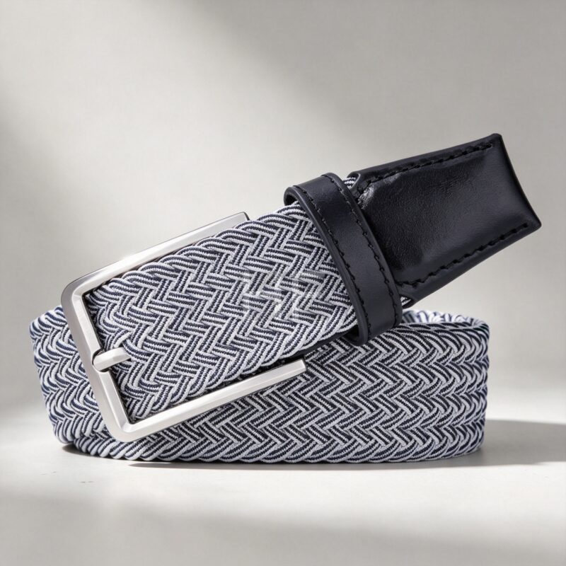 Girls Boys Fashion Elastic Woven Waist Belt