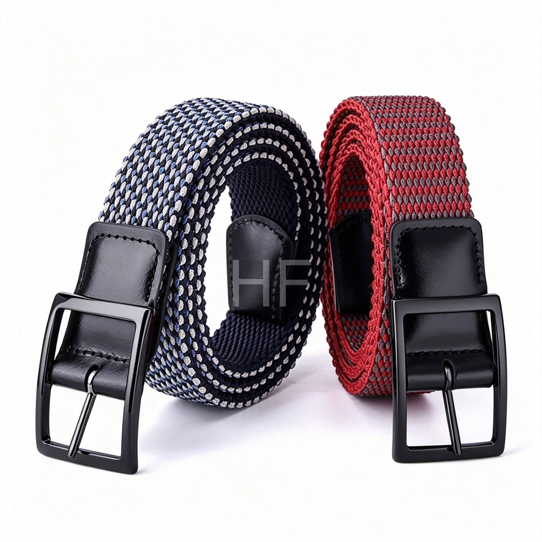 Anti Break Stretch Braided Elastic Belt Sturdy Woven Waist Belt Fashion Replacement Belt For Pants
