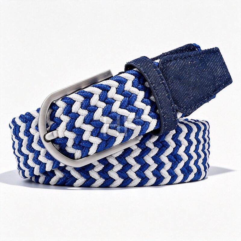Woven for Jeans Leather Designer With Buckle Belt