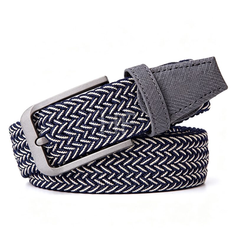 Multi Color Knit Web Golf Stretch Belt