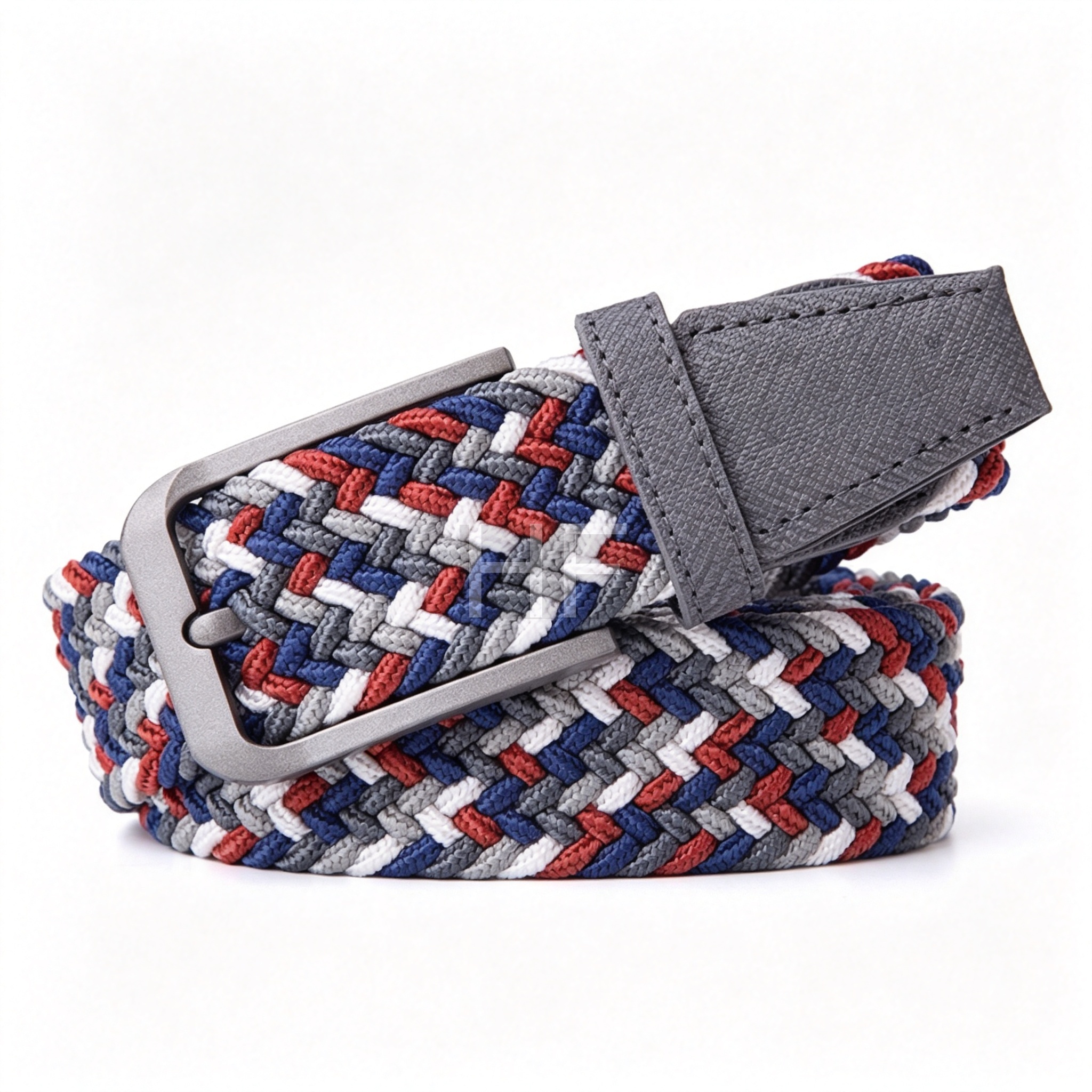 Adjustable Stretch Webbing Belt Rugged Elastic Braided Waistband Outdoor Travel Essential