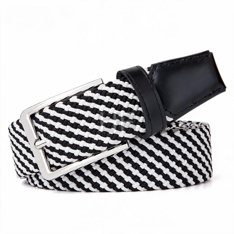 Anti Break Stretch Braided Elastic Belt Sturdy Woven Waist Belt Fashion Replacement Belt For Pants